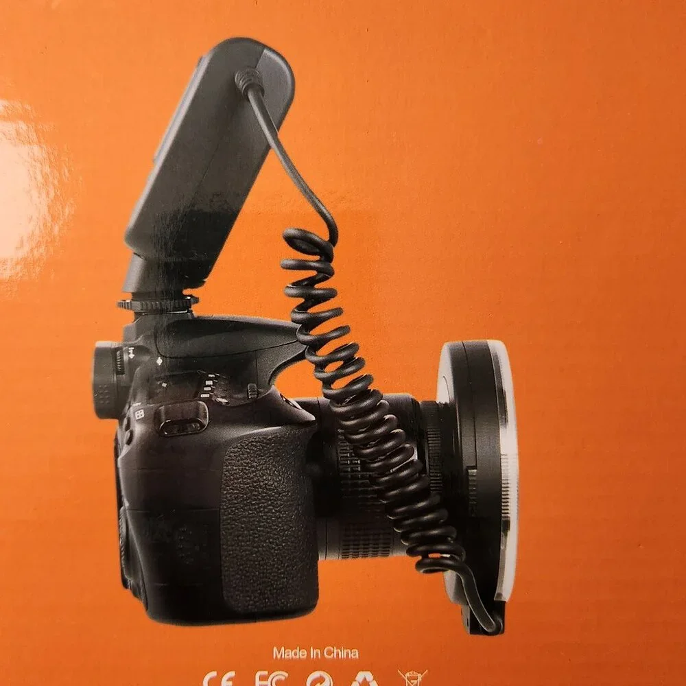 Neewer LED Ring Flash Photography Macro Light LCD Display DSLR